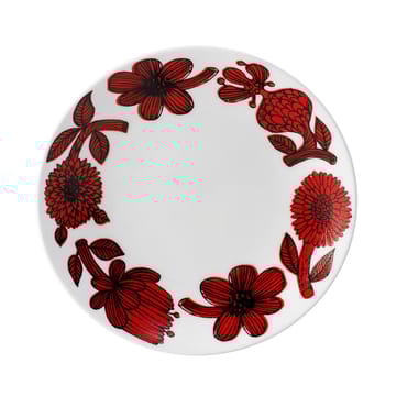 Röd Aster tallrik - Ø 18 cm - Gustavsbergs Porslinsfabrik