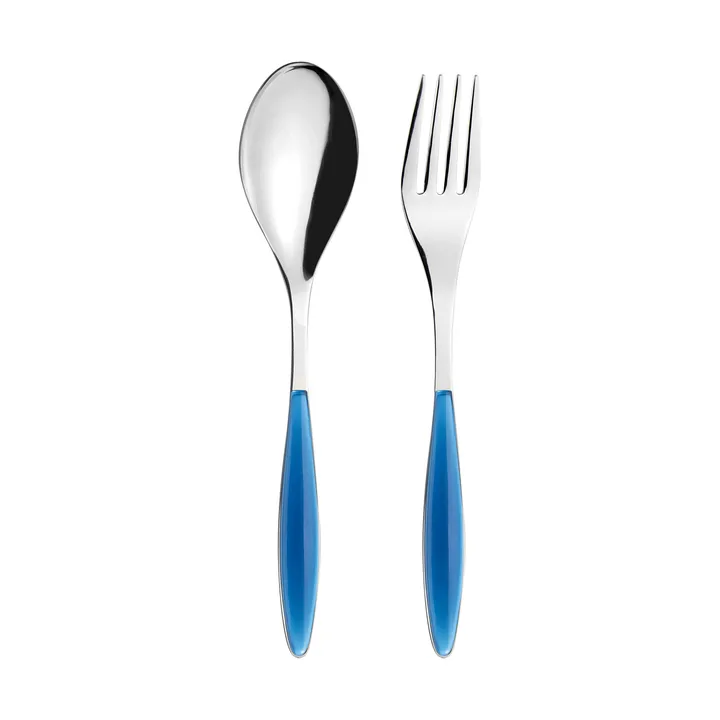 Feeling serveringsbestick - Mediterranean blue, 2 delar - Guzzini