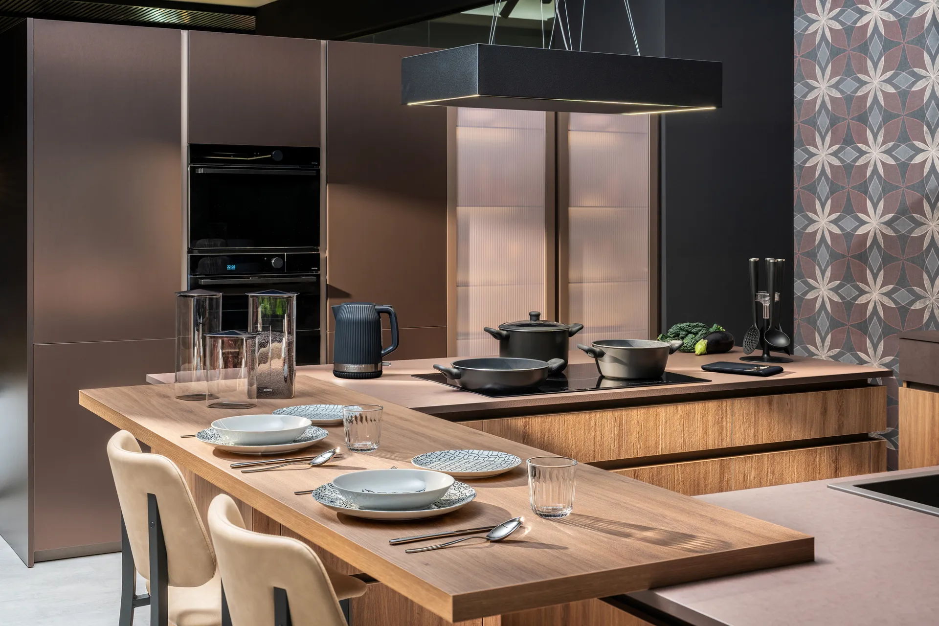 Sous chef elektrisk vattenkokare, Navy blue Guzzini