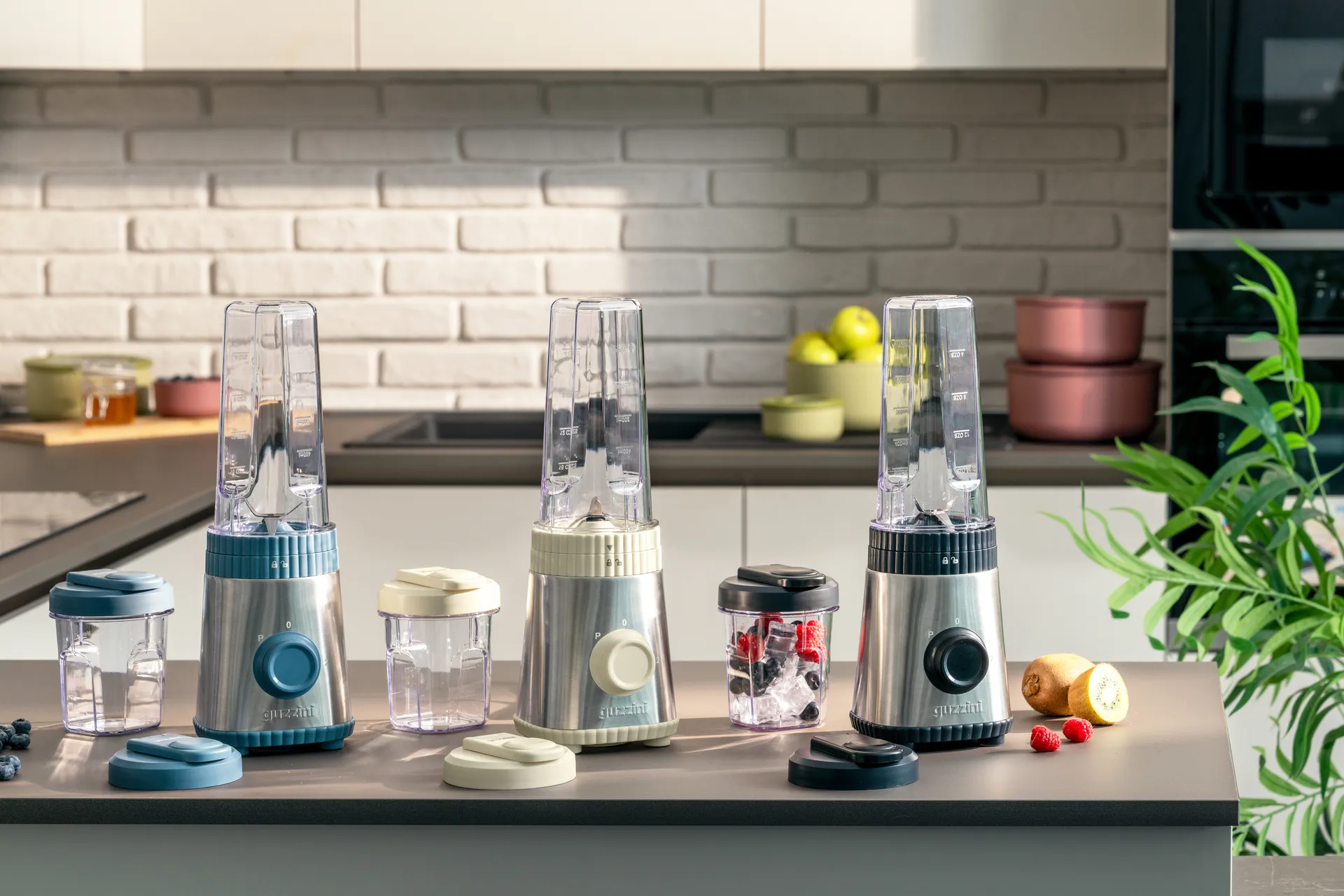 Sous chef on-the-go mixer, Grey Guzzini