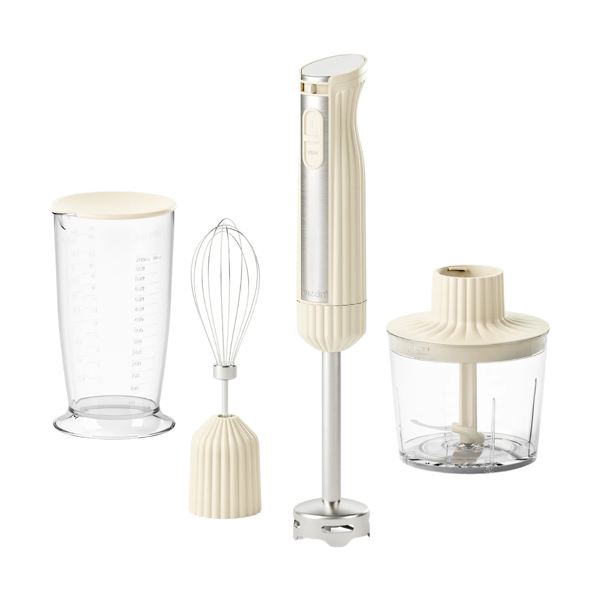 Sous chef stavmixer, Cream, 4 delar Guzzini