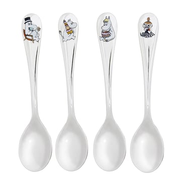 Läs mer om Hackman Mumin Fest kaffesked 4-pack 4-pack