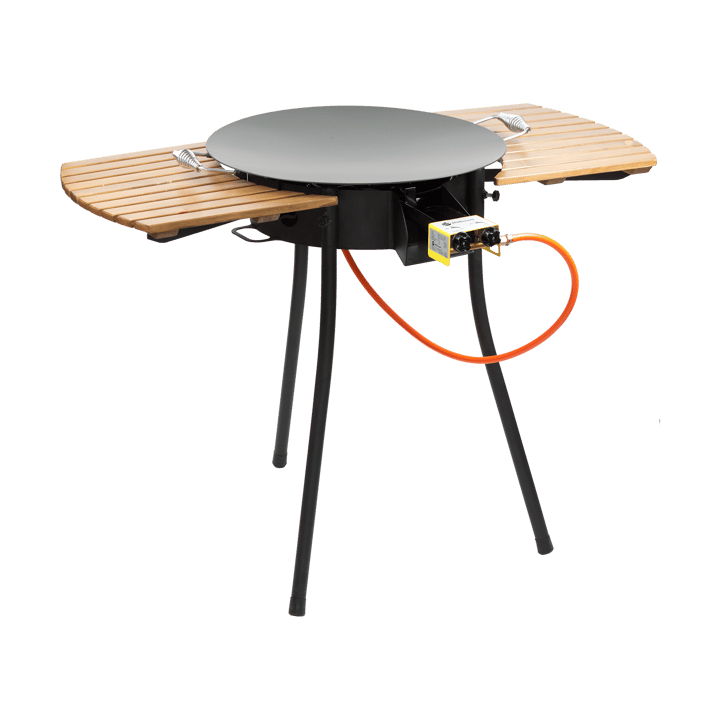 Hällmark stekhäll set premium Ø58 cm, Stål-trä Hällmark