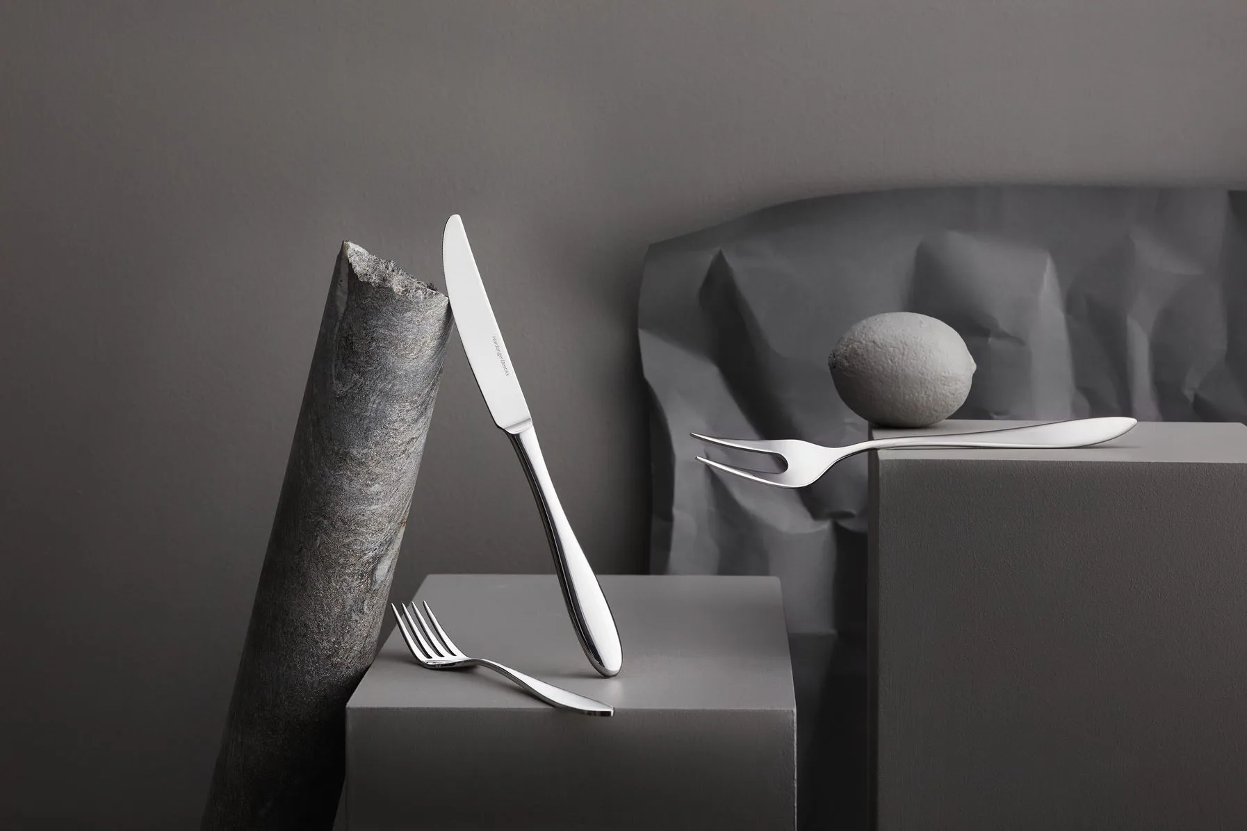 Fjord serveringsset 5 delar, Rostfritt stål Hardanger Bestikk