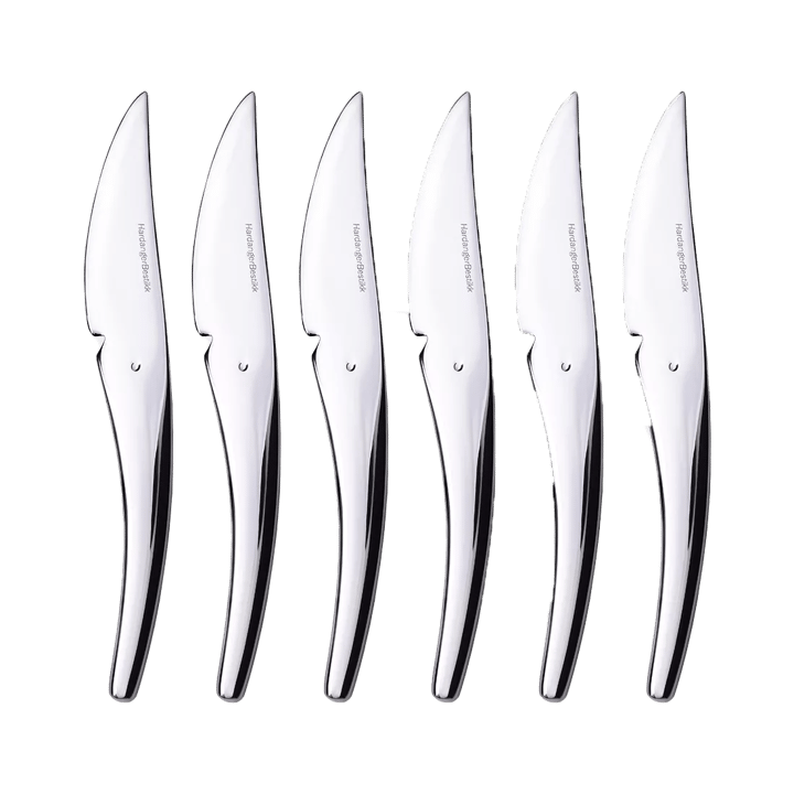 Hardanger fruktkniv 6-pack - Rostfritt stål - Hardanger Bestikk