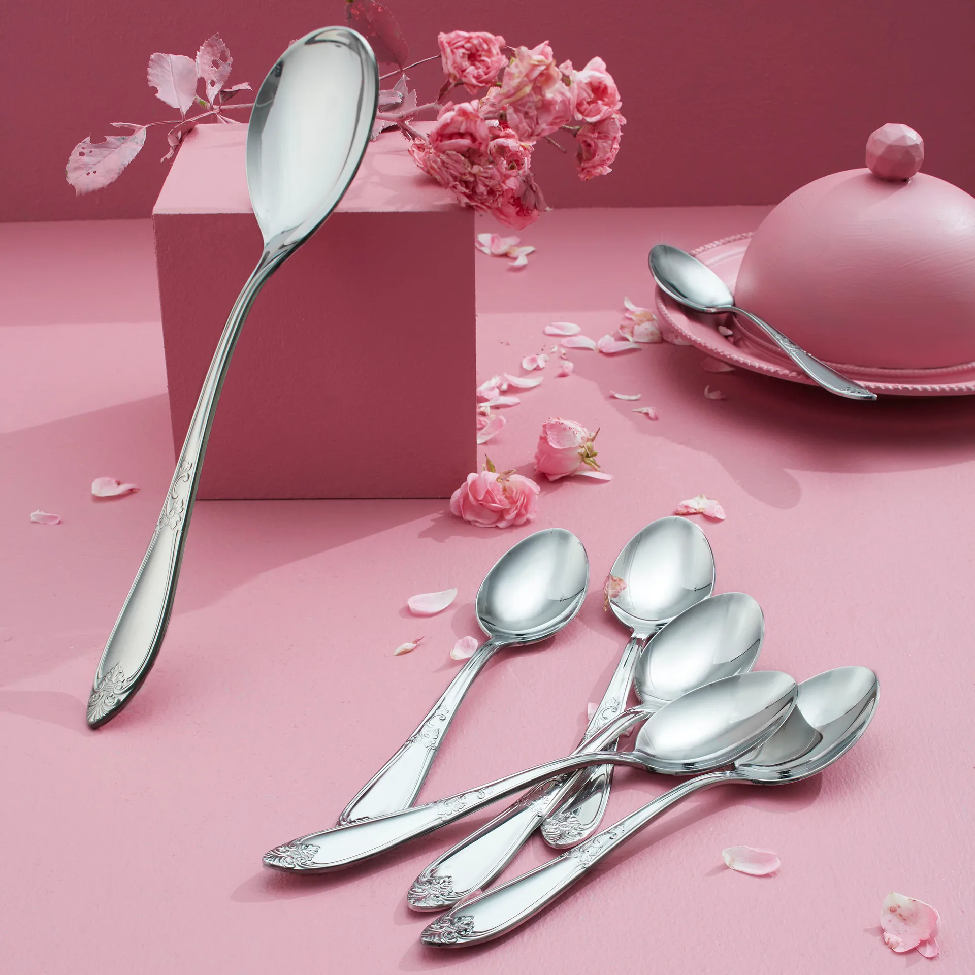 Nina serveringsset, rostfritt stål Hardanger Bestikk