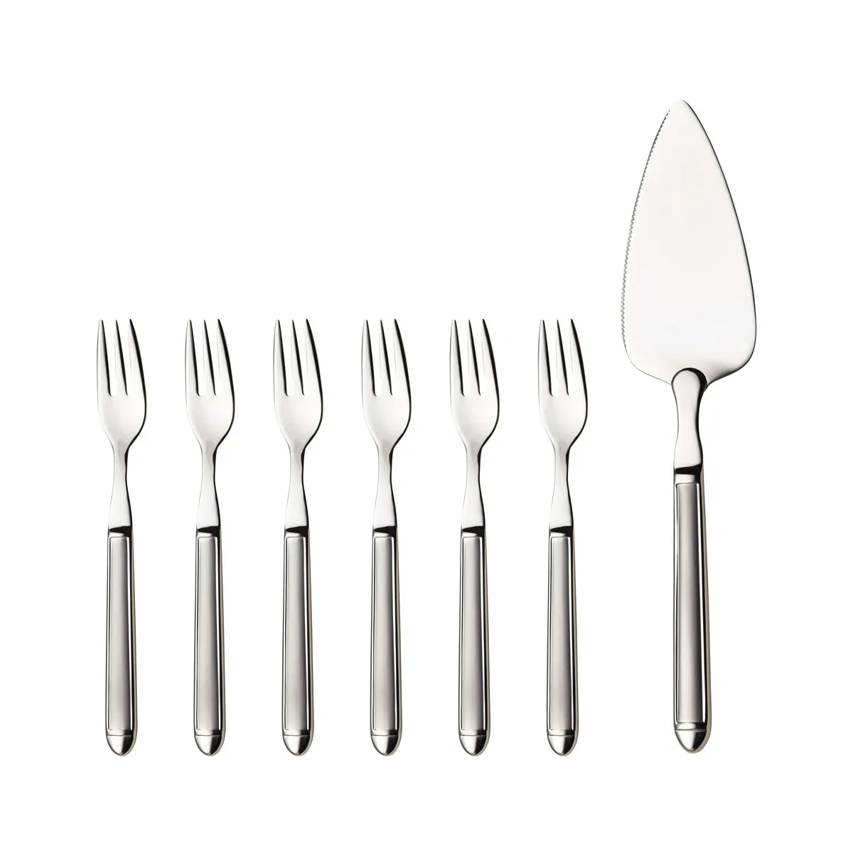 Alternativ bild 0 för Hardanger Bestikk Nora Tårtset