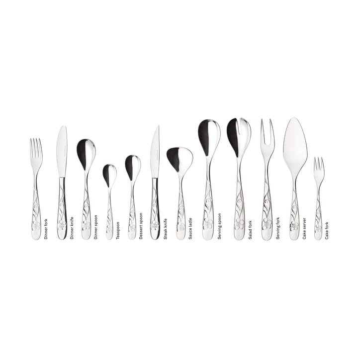 Sanna dessertset, 7 delar Hardanger Bestikk