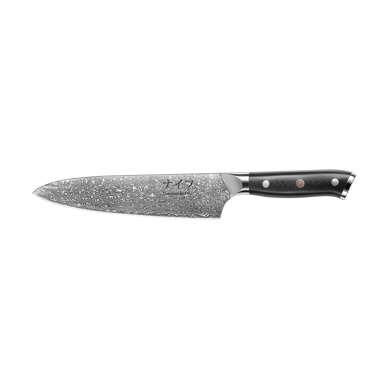 H&acirc;ws Damascus By H&acirc;ws kockkniv 32 cm Svart-rostfritt st&aring;l