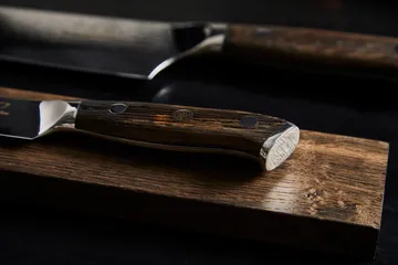 Damascus By Hâws kockkniv 32 cm - Wengè - Hâws