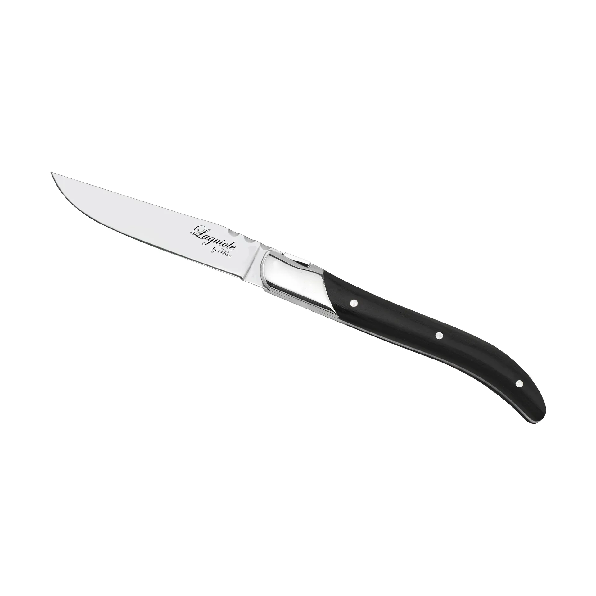 Laguiole By Hâws grillkniv 6-pack, Black Wood Hâws