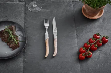 Laguiole By Hâws grillkniv 6-pack - Oak - Hâws