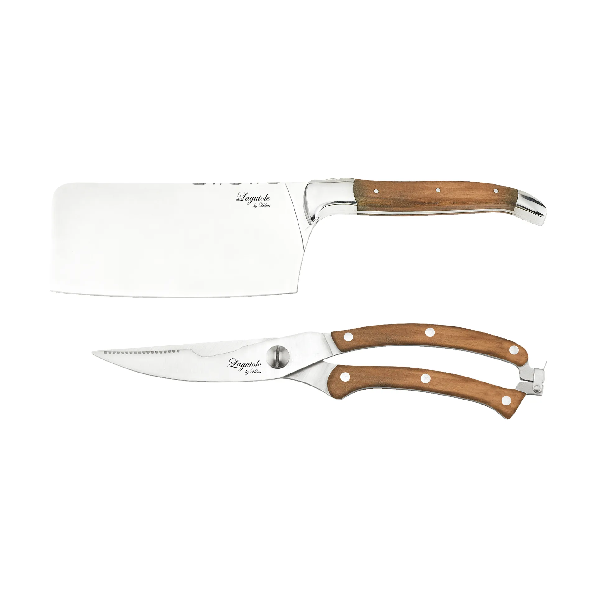Laguiole By Hâws knivset 2-delar, Olive Hâws