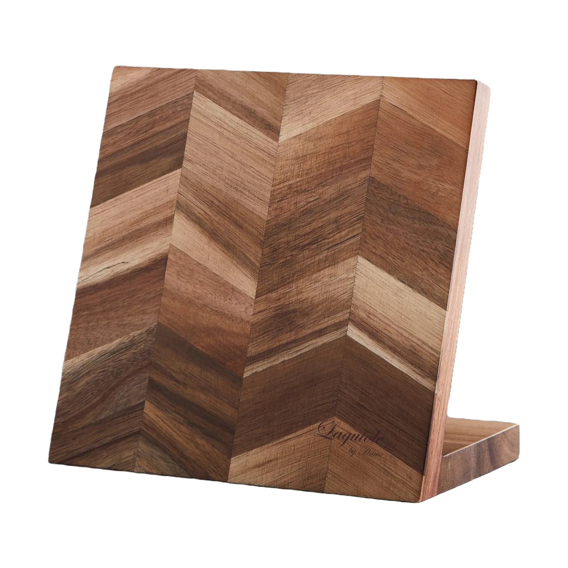 Laguiole By Hâws magnetiskt knivblock 22,6x19,5 cm, Acacia Hâws