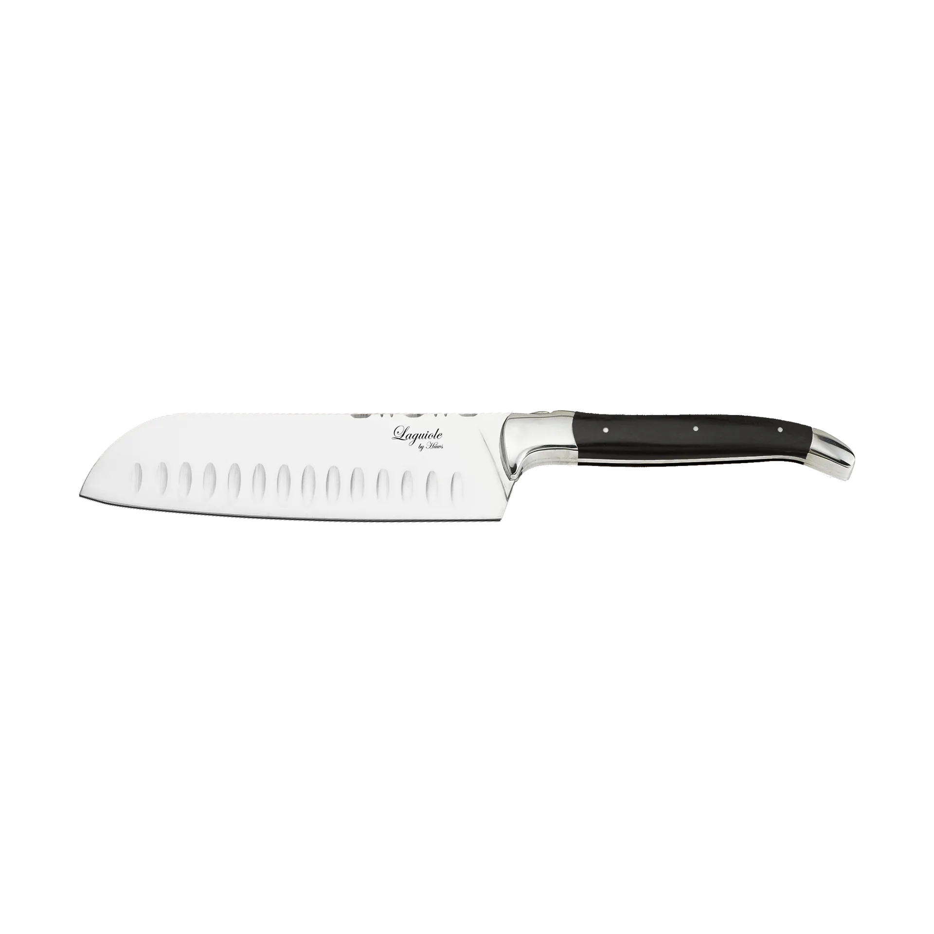 Laguiole by Hâws santokukniv 19 cm, Black Hâws