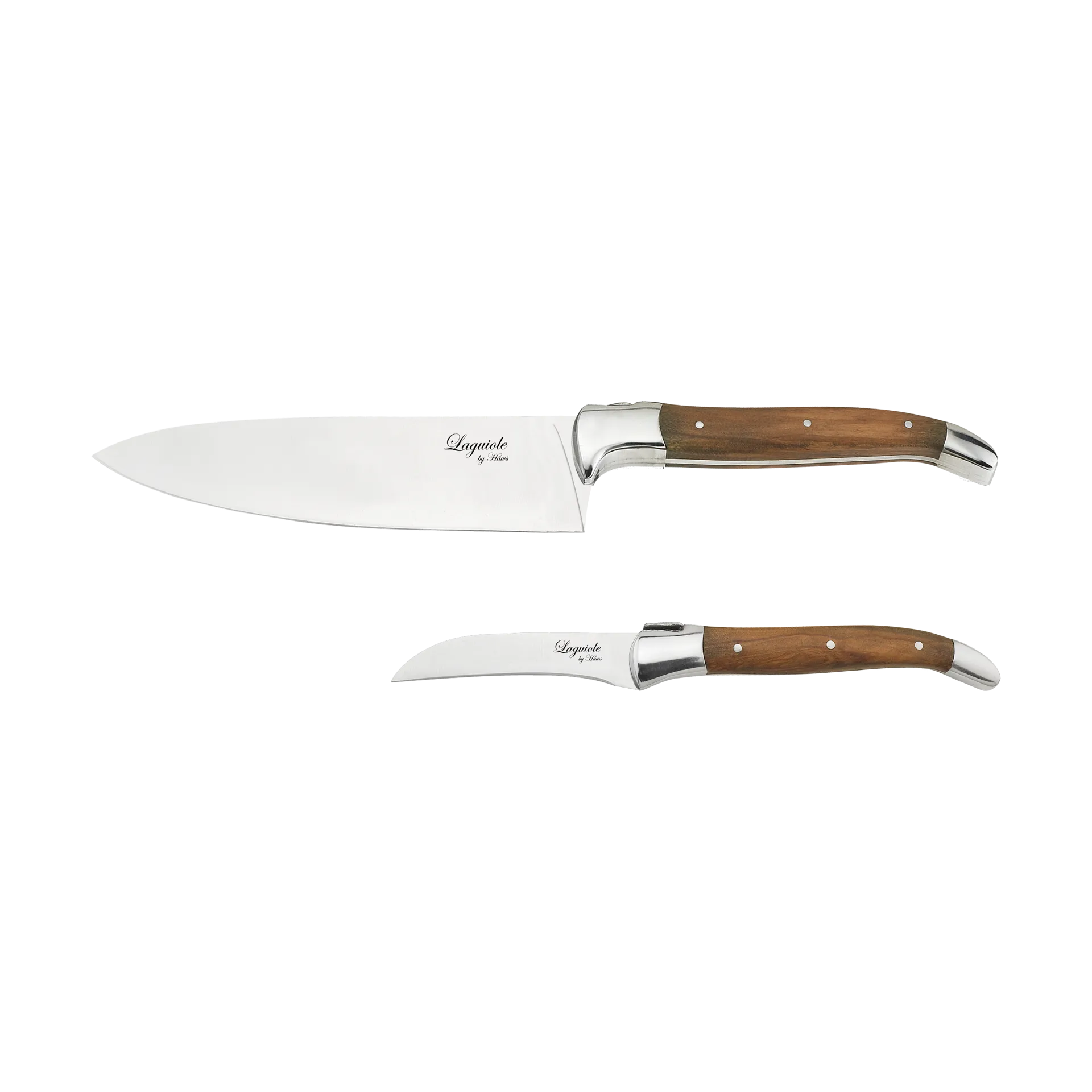 Laguiole By Hâws skal- & kockknivset 2-delar, Olive Hâws