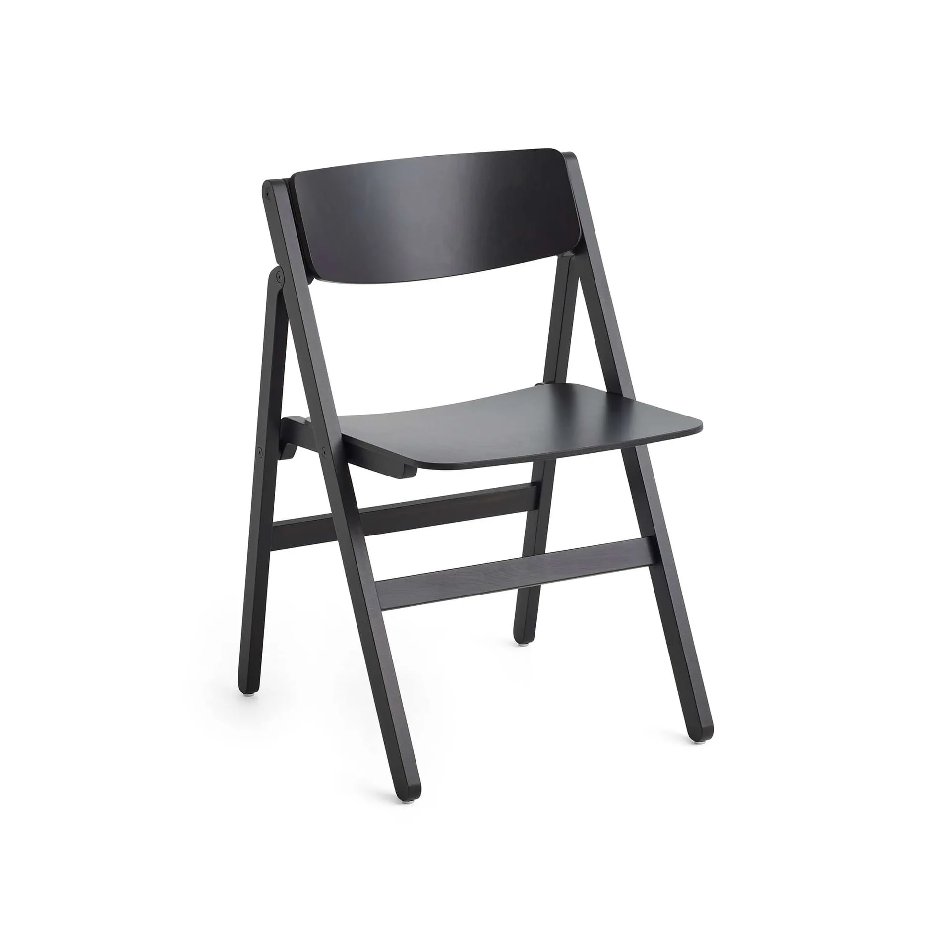 Backflip Chair stol, Anthracite lackerad bok HAY
