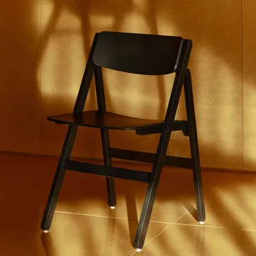 Backflip Chair stol - Anthracite lackerad bok - HAY