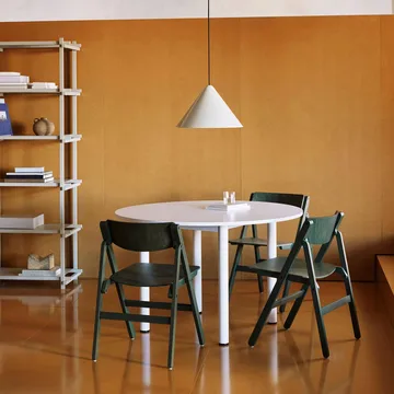 Backflip Chair stol - Cedar green lackerad bok - HAY