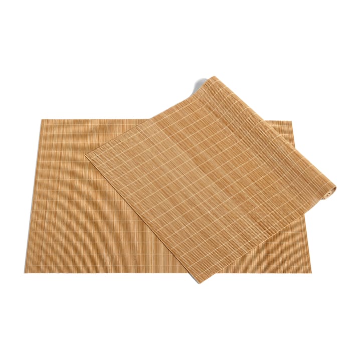 Bamboo bordstablett 31x44 cm 2-pack, Naturfärgad HAY