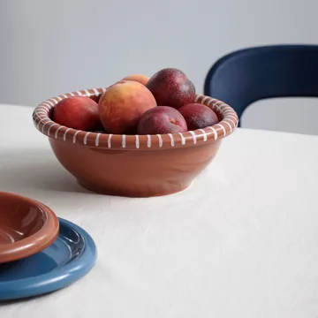 Barro salladsskål - Natural with stripes, Ø26 cm - HAY