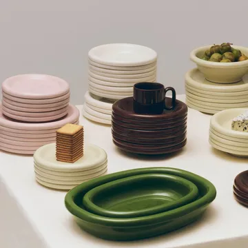 Barro skål - Off-white, Ø20 cm 2-pack - HAY