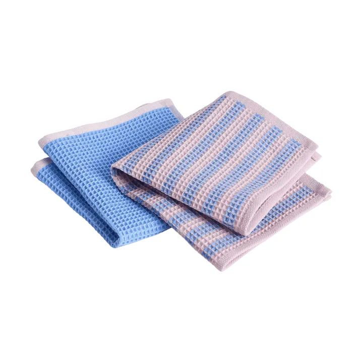 Canteen disktrasa 31x31 cm 2-pack - Sky blue-pink mix - HAY