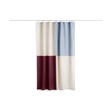 Check duschdraperi 180x200 cm - Burgundy - HAY