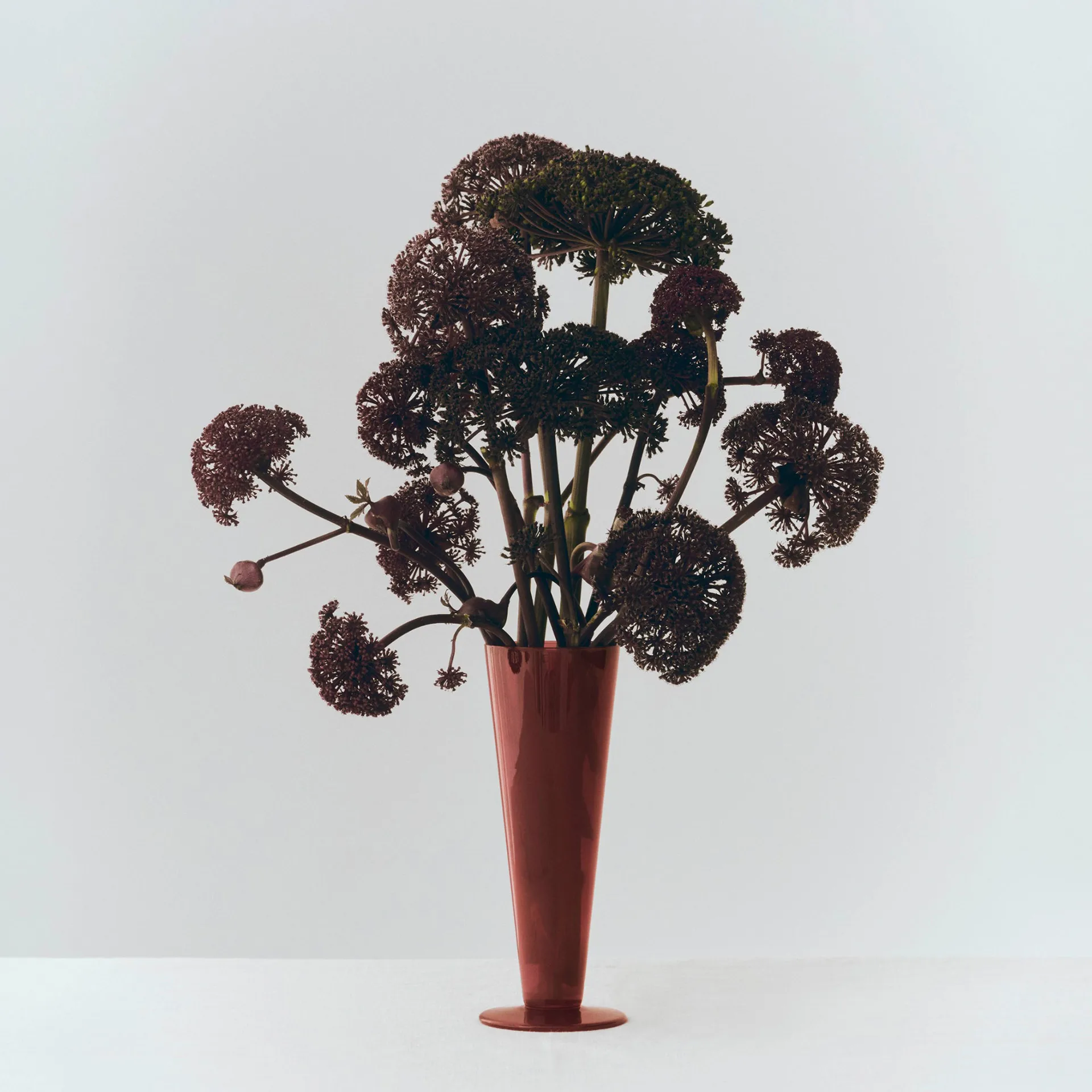 Conical vas, Rose-dark red, medium HAY