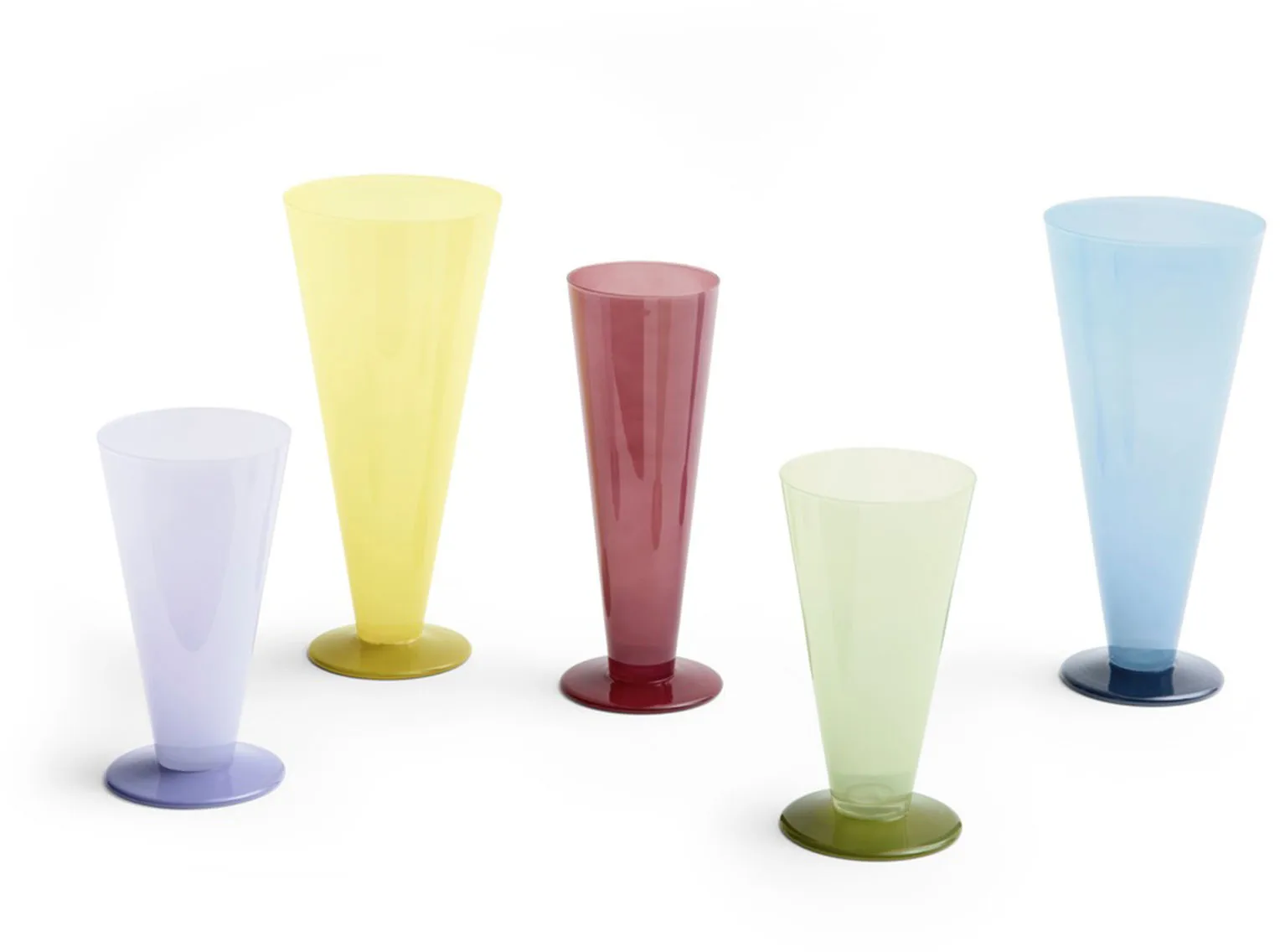 Conical vas, Yellow-lime green, large HAY