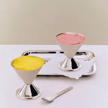 Essential Steel glasskål - Rostfritt stål, 10,5xØ10 cm - HAY