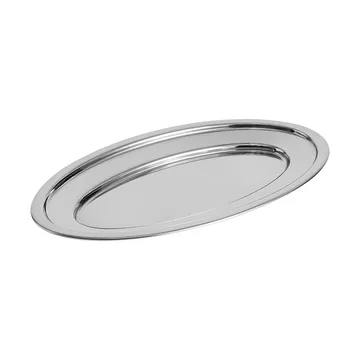 Essential Steel serveringsfat - Rostfritt stål, ovalt, medium - HAY