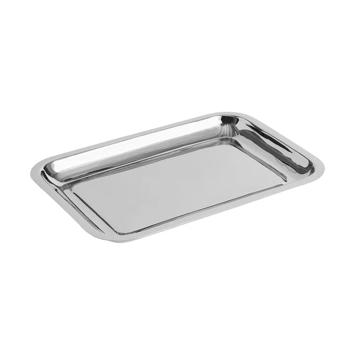 Essential Steel serveringsfat - Rostfritt stål, rektangulär, small - HAY