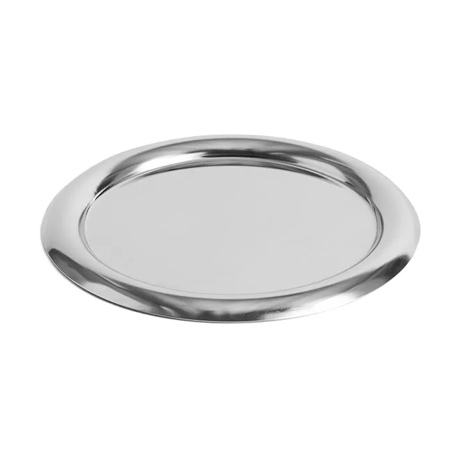 Essential Steel serveringsfat - Rostfritt stål, rund, small - HAY