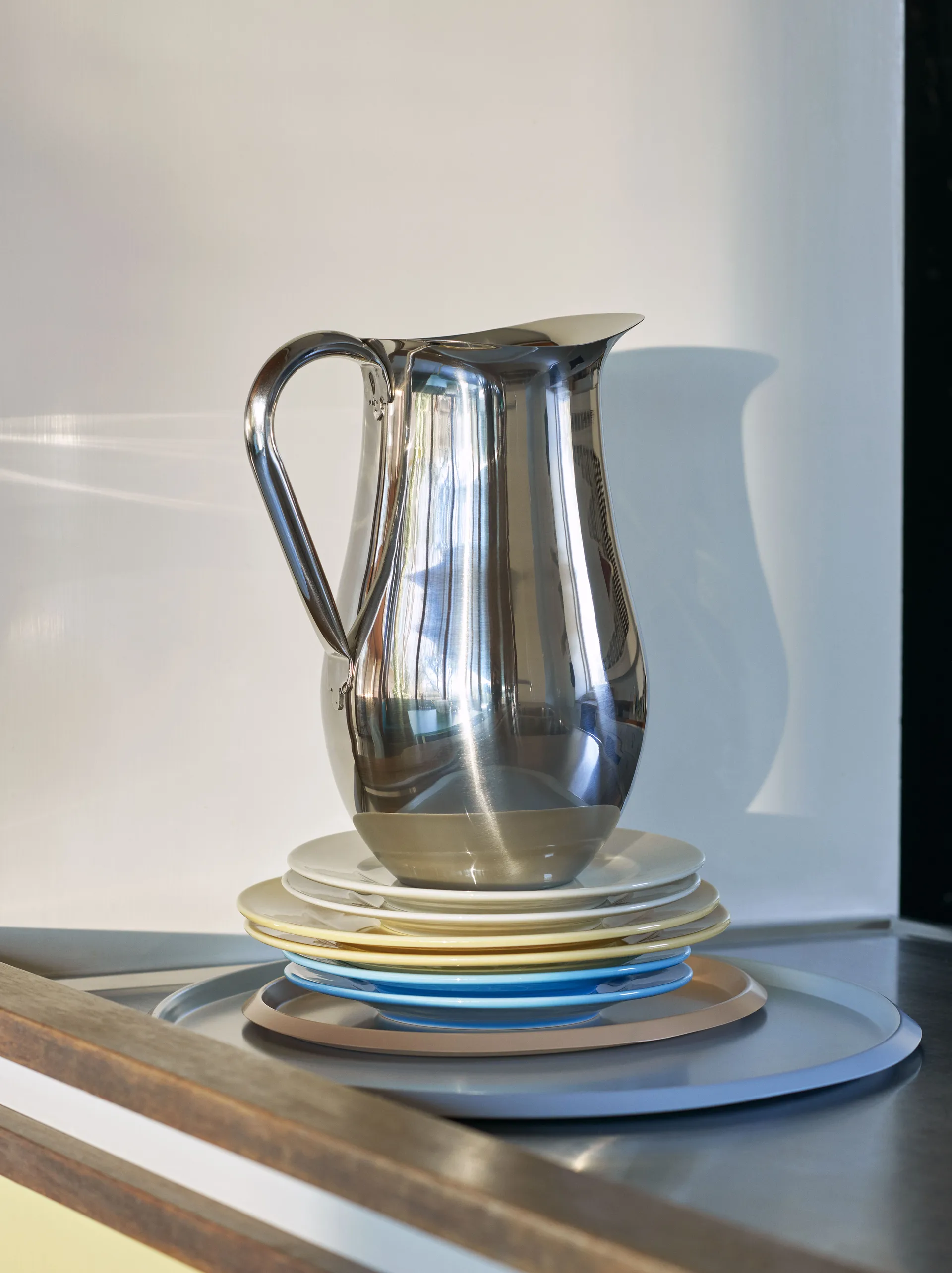 Indian Steel Pitcher No. 2 kanna 3,25 L, Rostfritt stål HAY