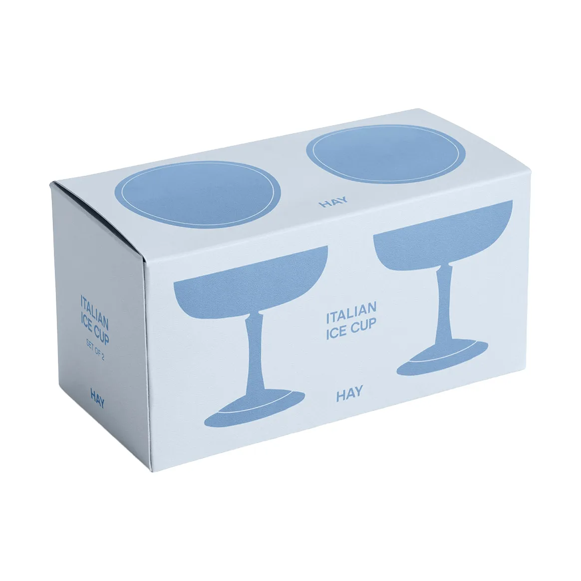 Italian Ice Cup dessertskål 2-pack, Rostfritt stål HAY Italian Ice Cup dessertskål 2-pack, Rostfritt stål HAY