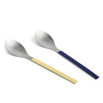 Läs mer om HAY MVS serveringssked 2-pack Dark blue-yellow