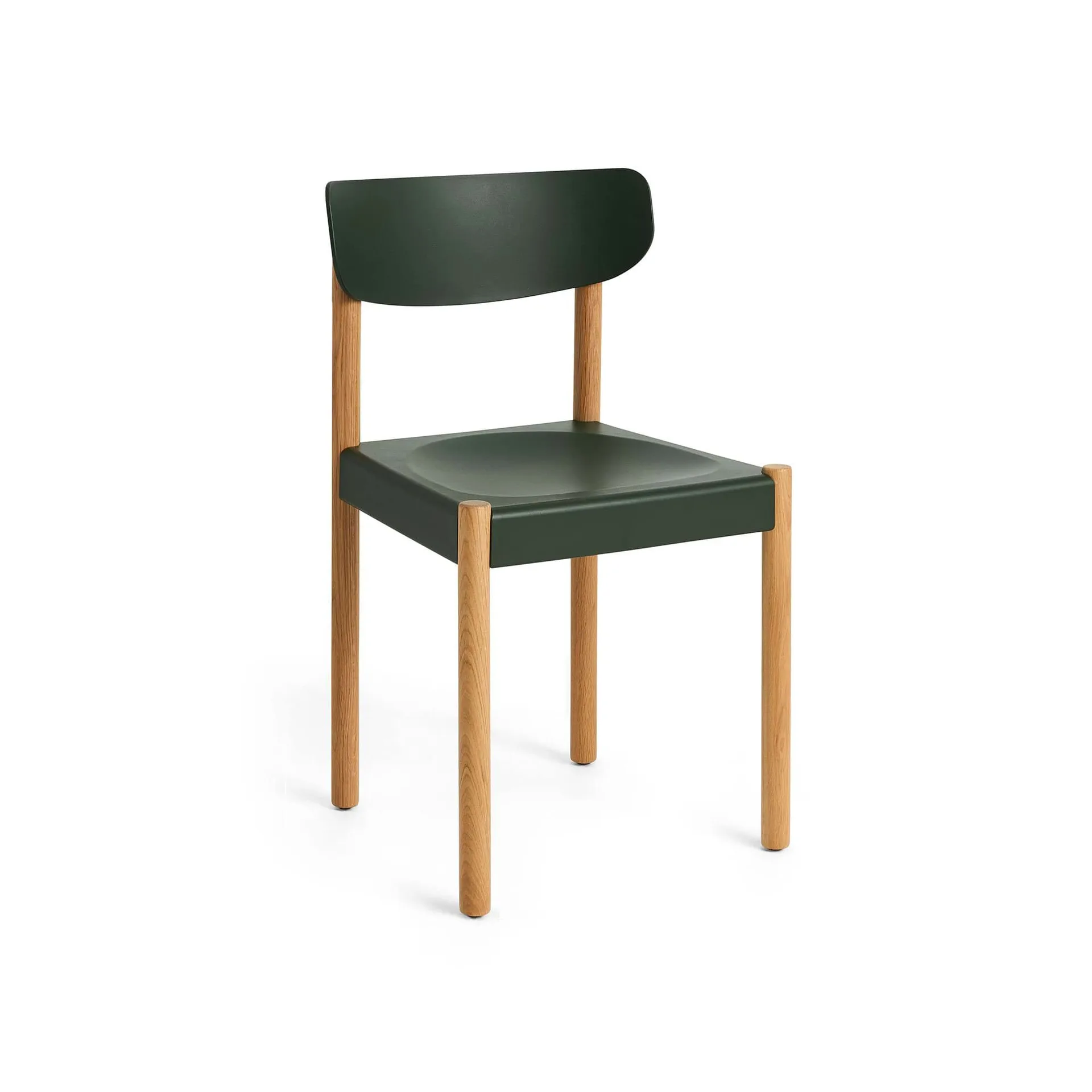 Pack Chair 10 stol, Oljad ek-palm green HAY Pack Chair 10 stol, Oljad ek-palm green HAY