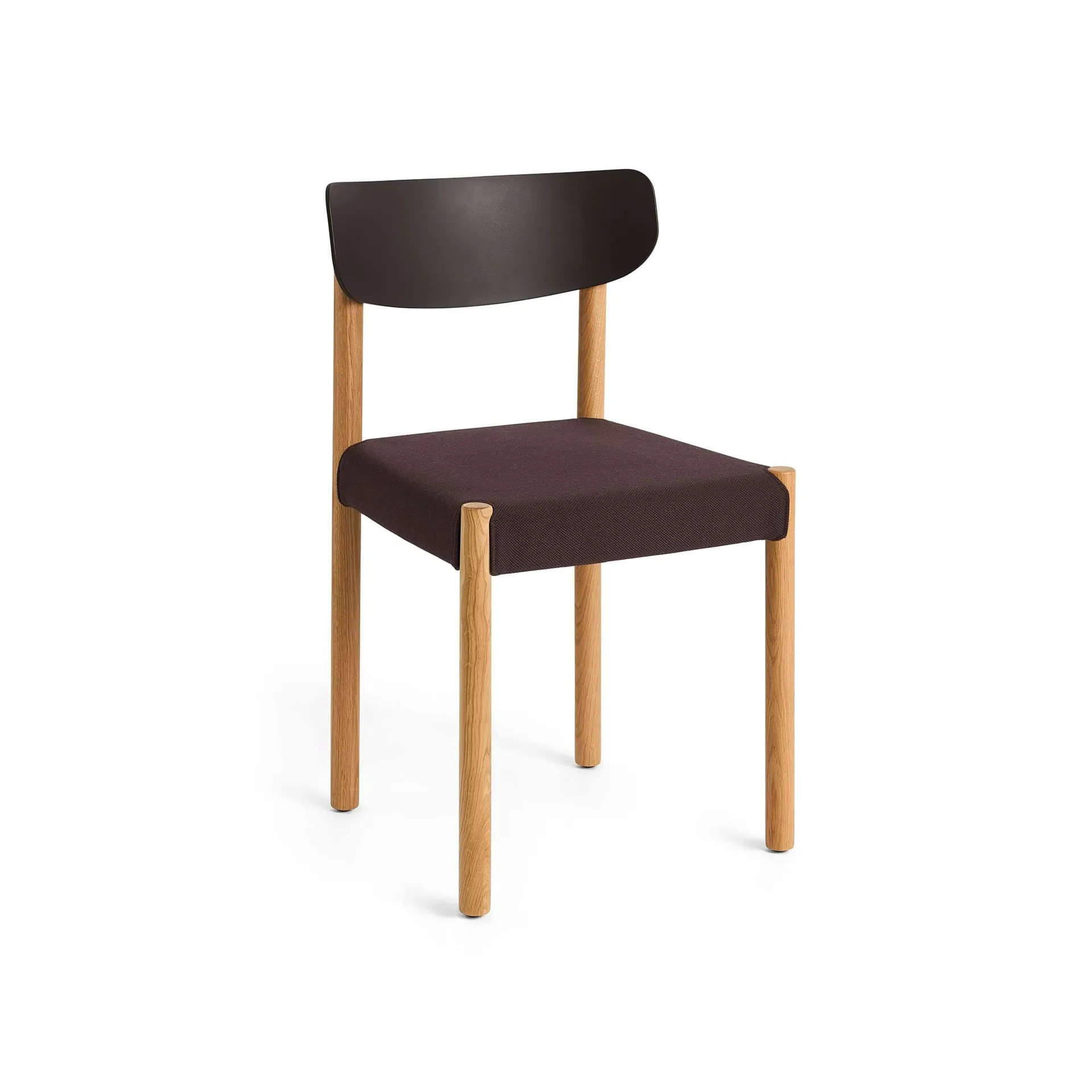 Pack Chair 11 stol, Oljad ek-graphite brown-Steelcut 695 HAY Pack Chair 11 stol, Oljad ek-graphite brown-Steelcut 695 HAY