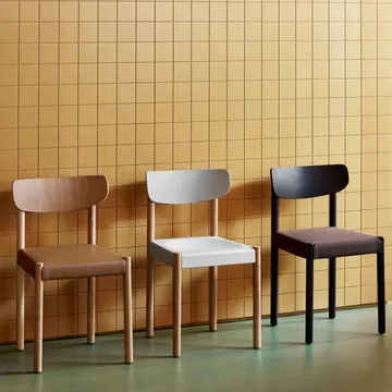 Pack Chair 11 stol - Oljad ek-graphite brown-Steelcut 695 - HAY