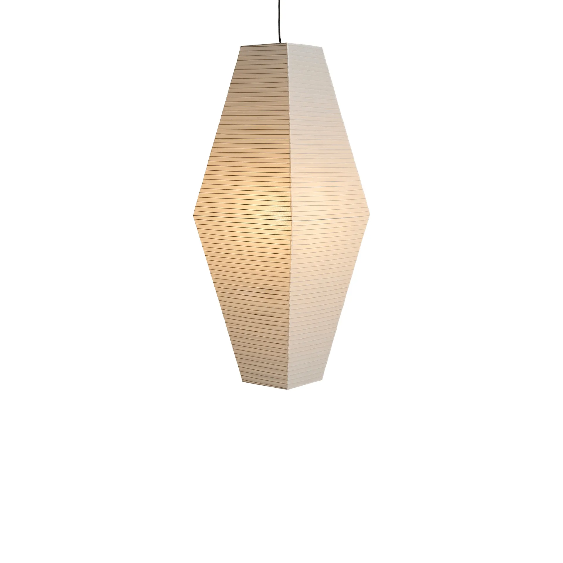 Paper Shade Prism lampskärm, Classic white, 40x110 cm HAY