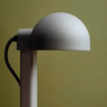 Posto bordslampa - Silver grey - HAY