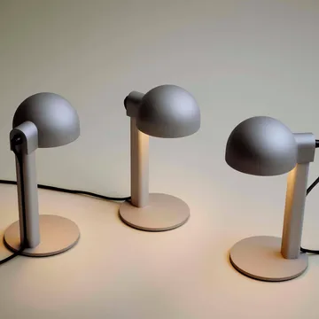 Posto bordslampa - Silver grey - HAY