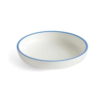 Läs mer om HAY Sobremesa serveringsskål L Ø25 cm White-blue
