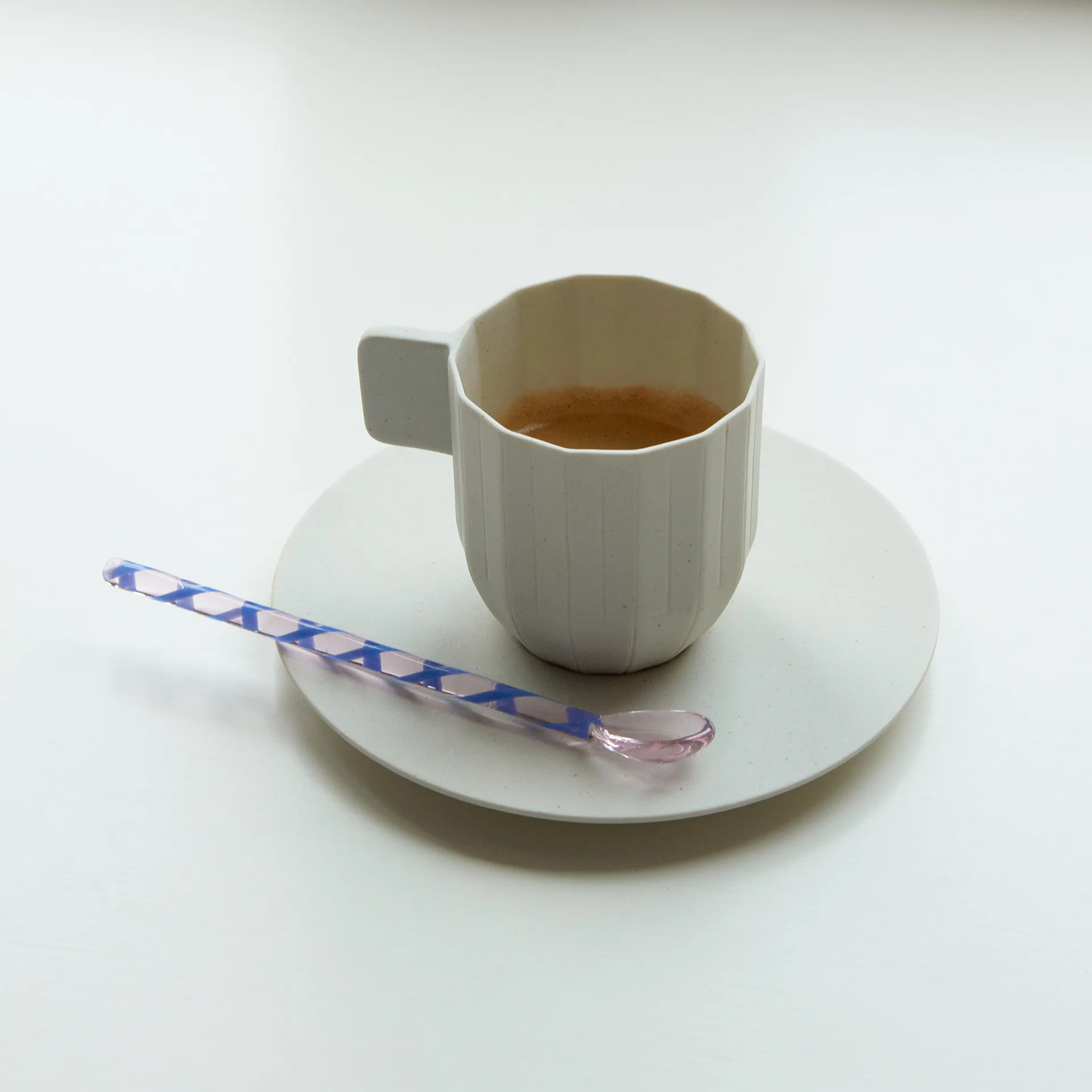 Spice glassked 3-pack, Amber-light pink-white HAY