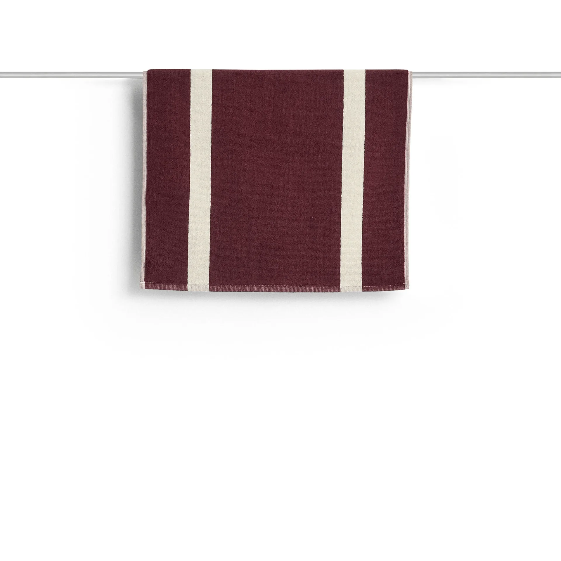 Stripe badrumsmatta, Burgundy, 50x80 cm HAY