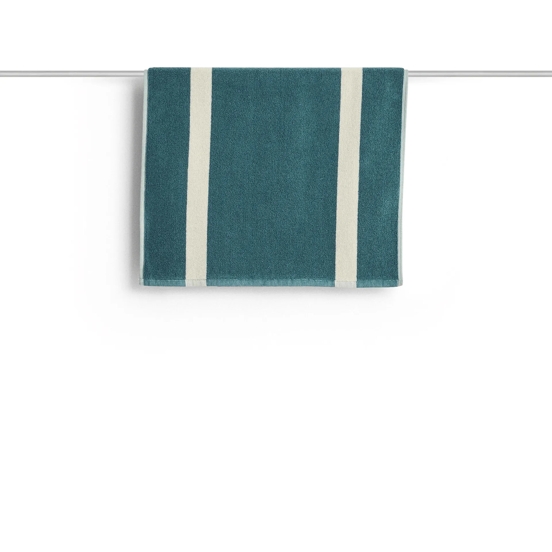 Stripe badrumsmatta, Petrol blue, 50x80 cm HAY