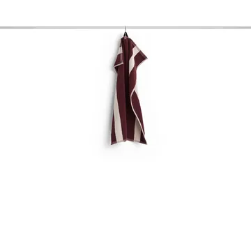 Stripe handduk - Burgundy, 40x60 cm - HAY