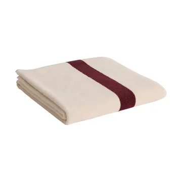 Stripe handduk - Burgundy, 70x140 cm - HAY
