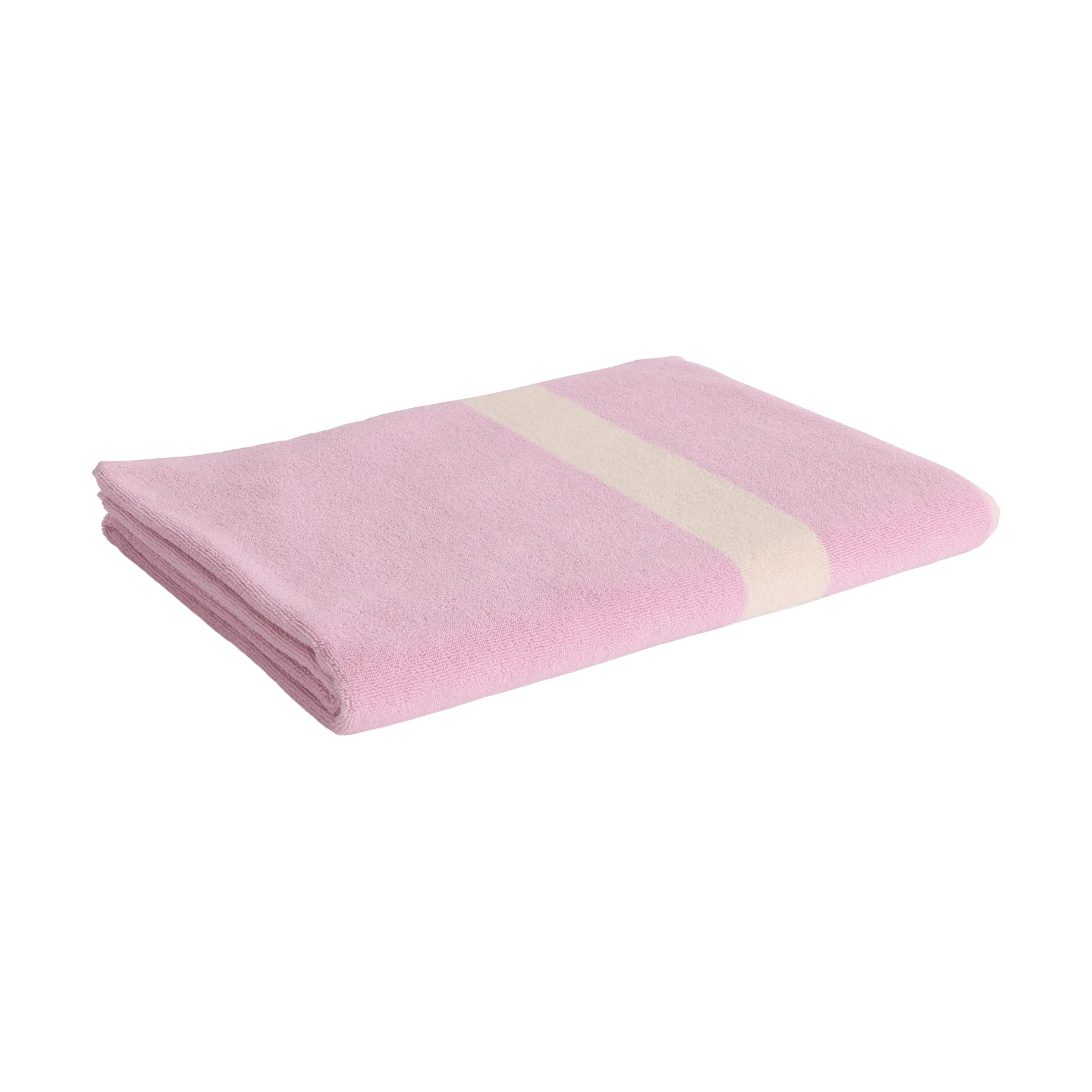 Stripe handduk, Cool pink, 100x150 cm HAY